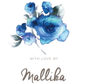 With love by Mallika Logo